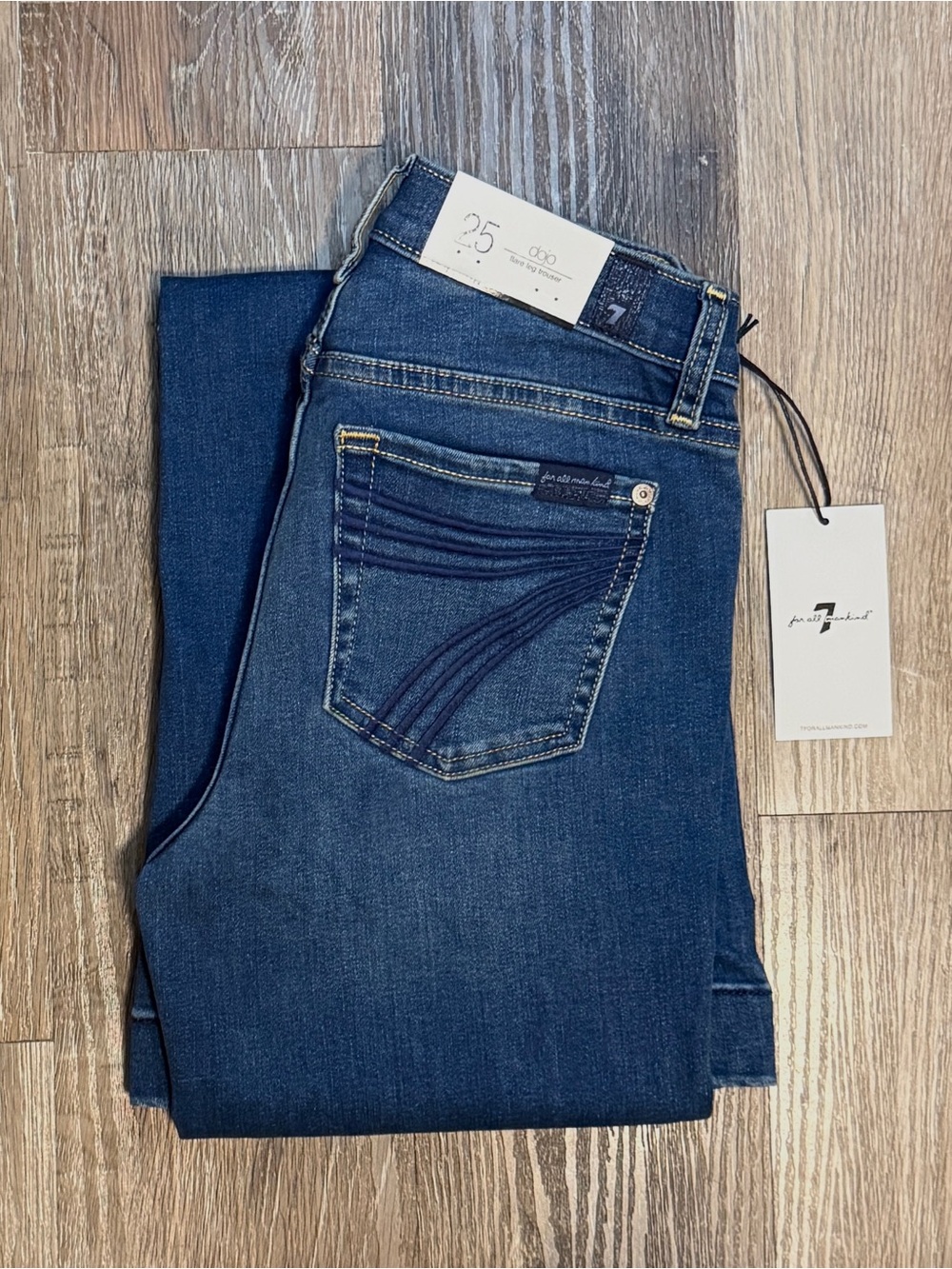 NWT 7 For All Mankind Dojo Jeans 7FAMK - Picture 2 of 6